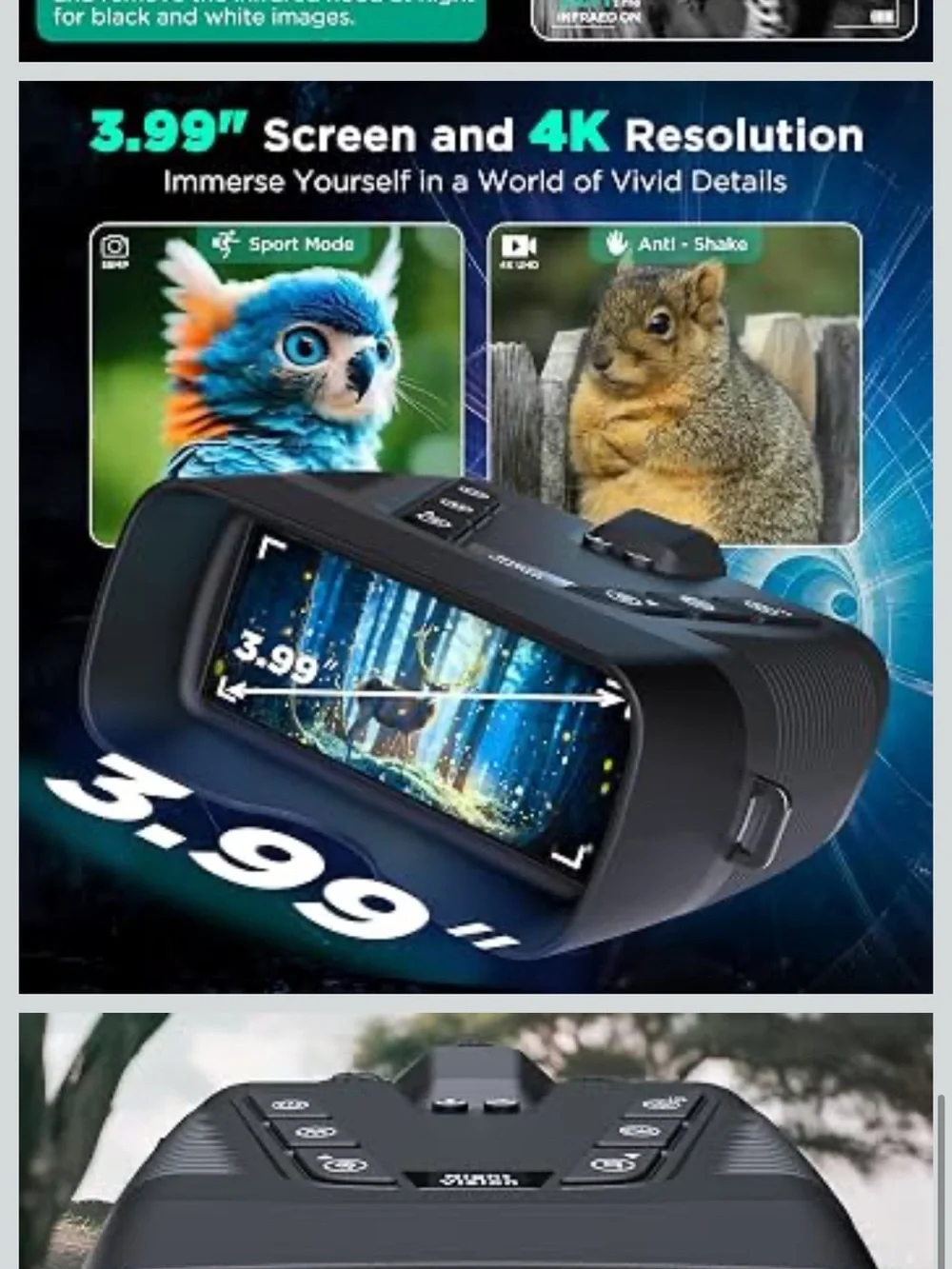 Brand new 4K night vision goggles night vision binoculars